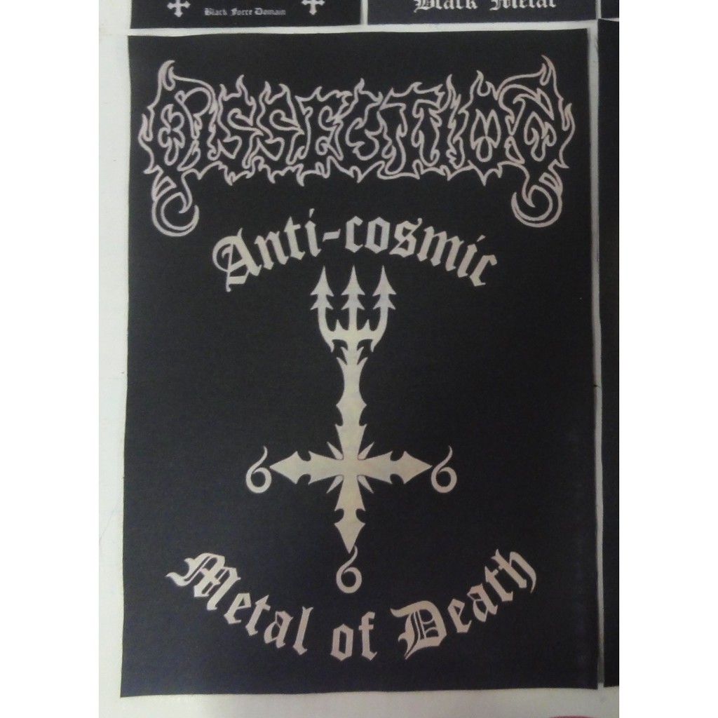 Backpatch Dissection Anti-cosmic Metal Of Death 666 - 28x20