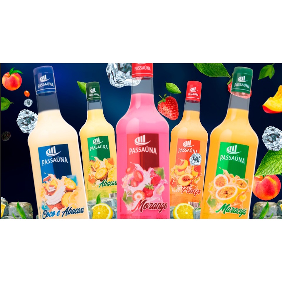 Coco C/ Abacaxi Passauna Batida Pronta 970Ml