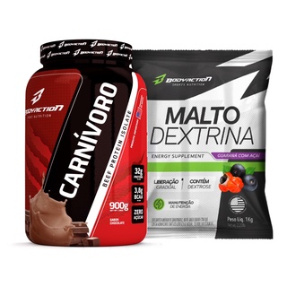 Carnívoro Beef Isolate 900g + Maltodextrina 1kg Body Action