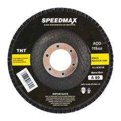 Kit 10pcs Disco Lixa Flap 4.1/2 Grão 80 + 10pcs Corte Inox