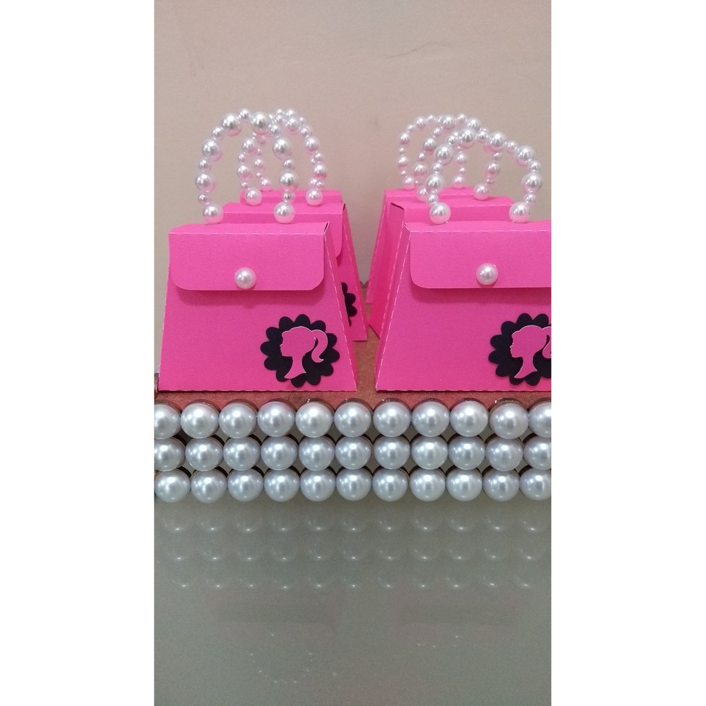 bolsinha tema barbie personalizados Barbie papelaria personalizada Barbie  personalizados Barbie em Oferta na Shopee