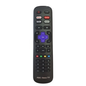 Controle Remoto compativel c/ TV Smart AOC Roku 32S5195/78G 43S5195/78G Netflix GloboPlay DAZN Deezer 9091 em Oferta na Shopee