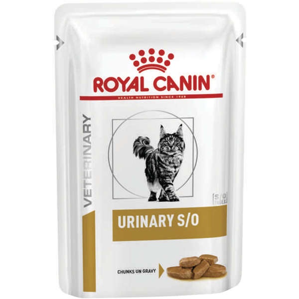 Ração Úmida Sachê Royal Canin Veterinary Urinary S/O Gatos Adultos 85g em Oferta na Shopee