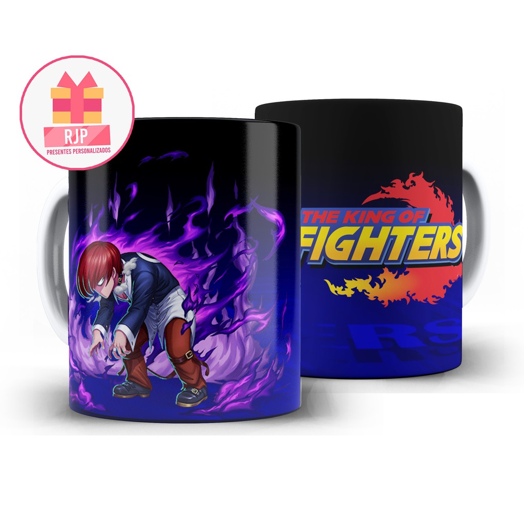 Caneca Game - The King Of Fighter - Iori Iagami endemoniado