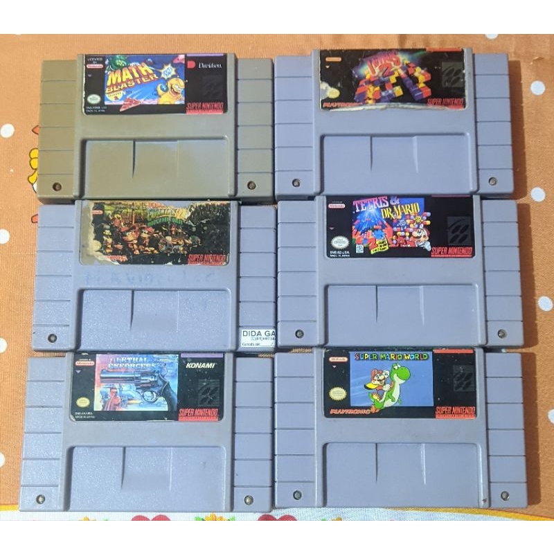 jogos super Nintendo originais