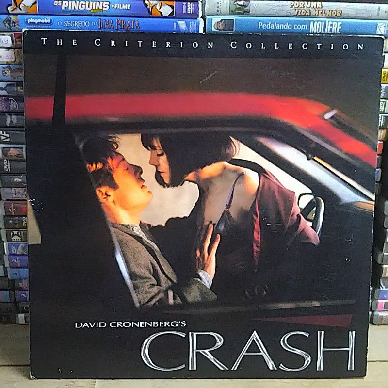 LD LaserDisc Crash Estranhos prazeres Shopee Brasil