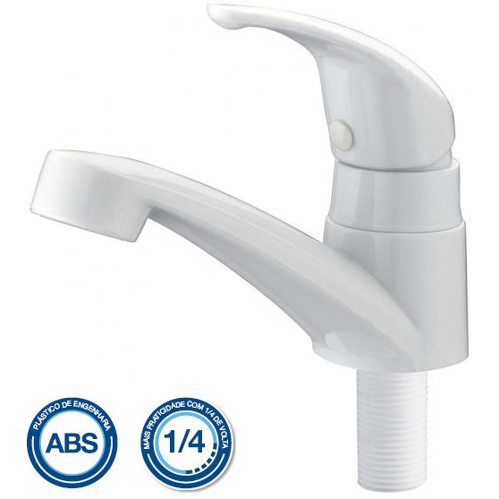 Torneira Lavatorio abs 1/4 volta acionamento único alavanca em Oferta na Shopee