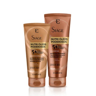 Eudora Kit Siage Nutri Oleos Poderosos Shampoo + Condicionador