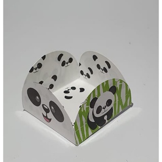 50 FORMINHAS PANDA PARA CONFEITARIA DOCES FESTA ANIVERSÁRIO CHÁ DE BEBÊ CORES LISAS CANDYZINHA - BASE 3x3 cm em Oferta na Shopee