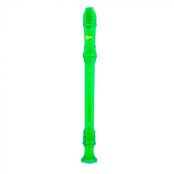 Flauta doce Soprano Germânica  verde Dolphin