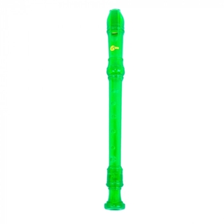 Flauta doce Soprano Germânica  verde Dolphin