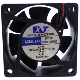 Micro Ventilador Cooler 60x60x25mm 24V em Oferta na Shopee