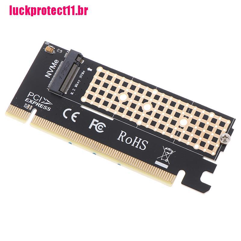 Luckbr M.2 NVMe SSD NGFF to PCIE 3.0 X16 Adapter M Key Interface Card FULL SPEED