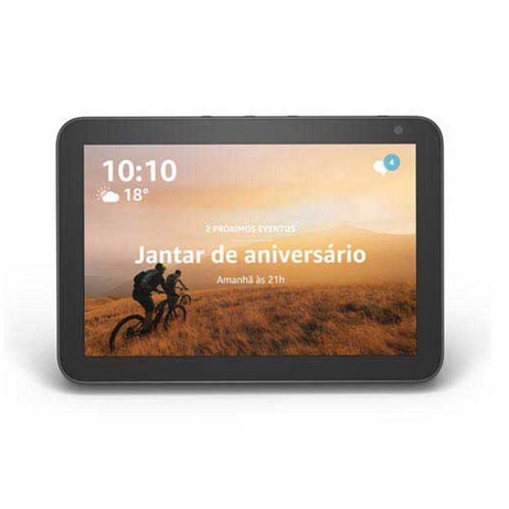 Amazon Echo Show 8 - Smart Speaker com Alexa, display integrado de 8" charcoal 110V/240V