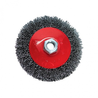 Escova de Aço Carbono Circular Trançada 4 Pol 100mm 746089 MTX