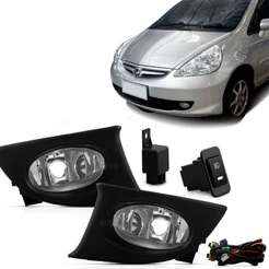 Kit Farol Milha Fit 2002 2003 2004 2005 Chicote Interruptor