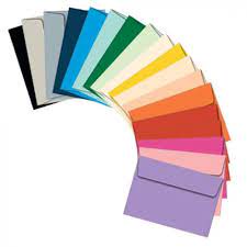 50X Envelope Colorido CORES SORTIDAS 75x115mm