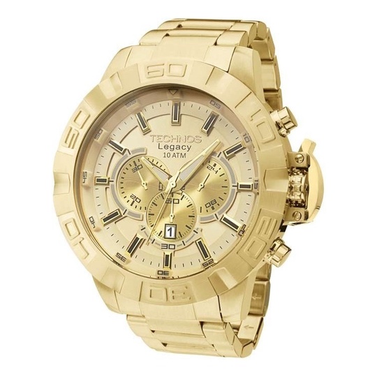 Relogio Technos Dourado Masculino Classic Legacy Js25ba/4x em Oferta na Shopee