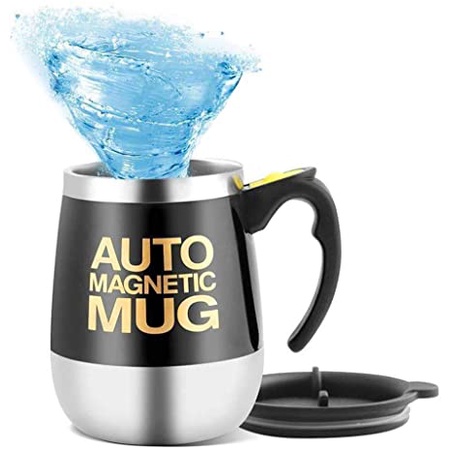 Imagem Caneca Elétrica Magnética Automática Mistura Shake Café Chá
