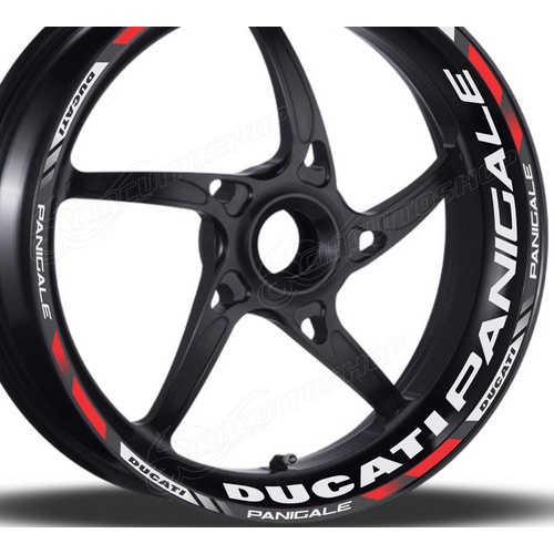 Friso + Adesivo Refletivo D11 Roda Moto Ducati Panigale