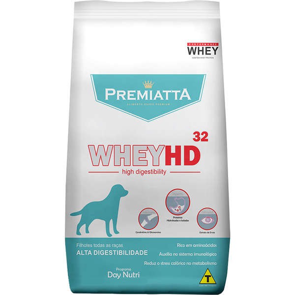 Ração Premiatta WHEYHD Alta Digestibilidade 3kg para Cães Filhotes