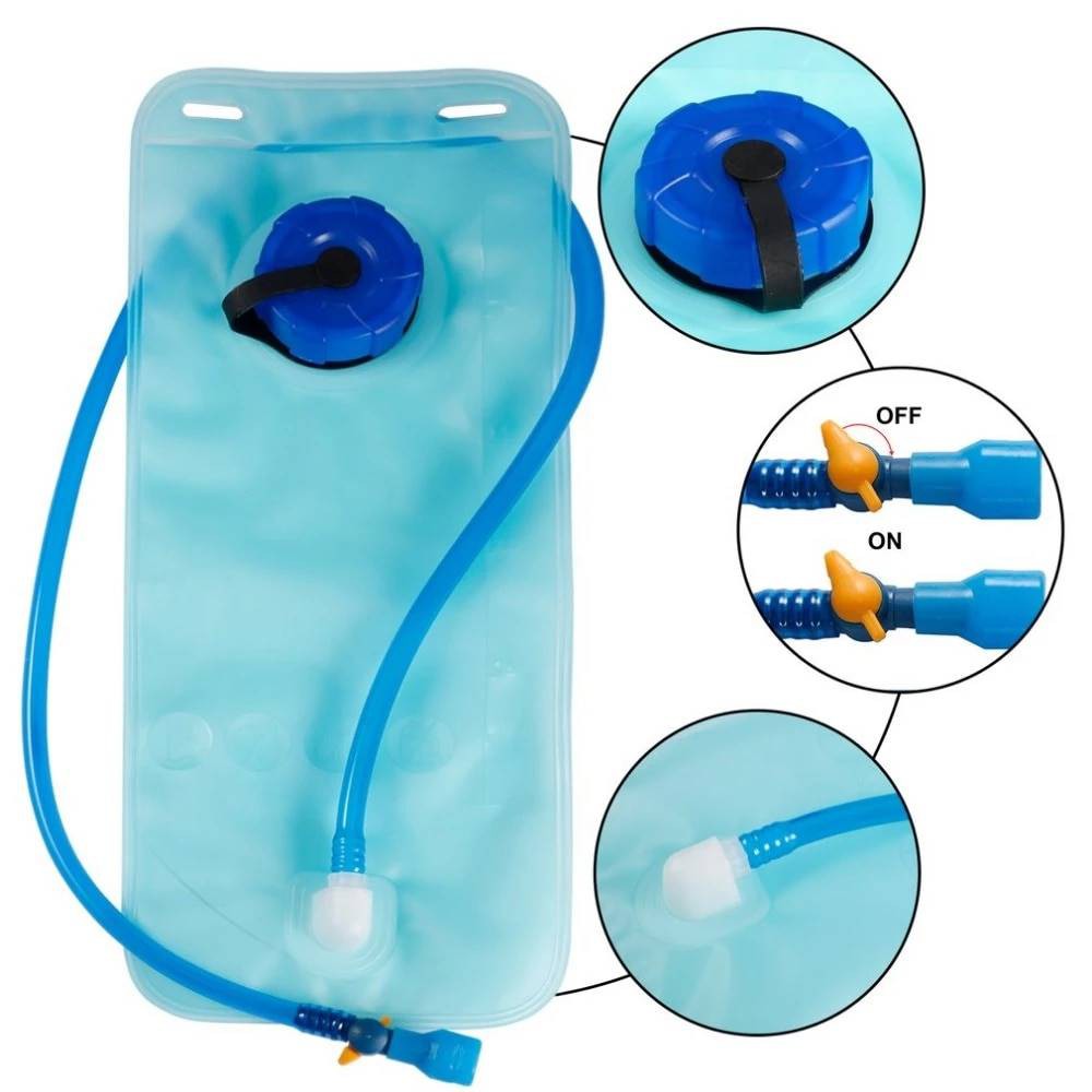 Refil 2L Mochila Hidratação Reservatório Agua Bicicleta Ciclismo Reservatório Camelbak Mangueira