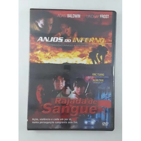 Anjos do Inferno + Rajada de Sangue Dvd Com Dois Filmes Lacrado