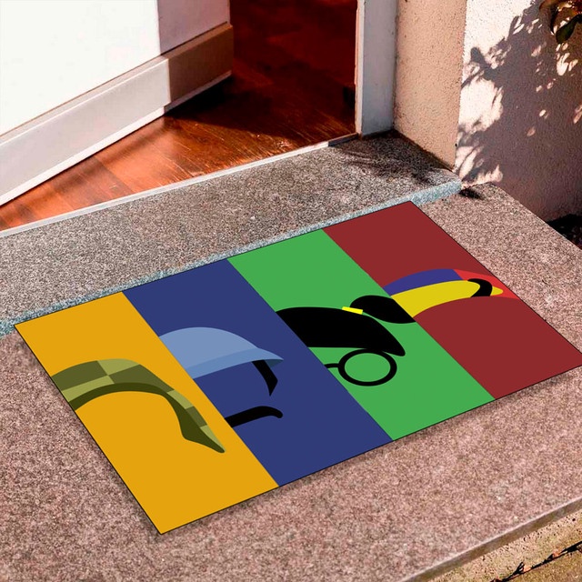 Tapete Capacho Decorativo Perfeito Para Quarto e Porta de Entrada - Chaves - Super Oferta