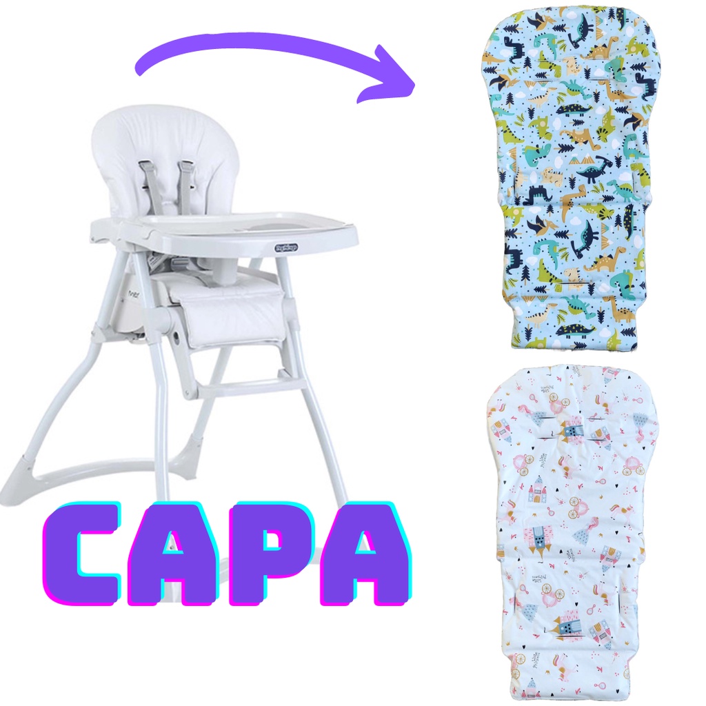 Estofado Ou Capa P/ Cadeirão Merenda De Alimentação Do Bebê em Oferta na Shopee