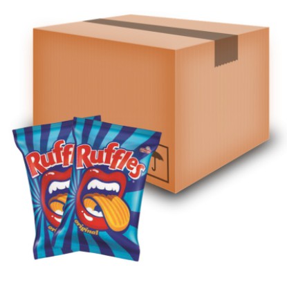 Caixa de Biscoito Batata Ruffles 17g - 20 unidades