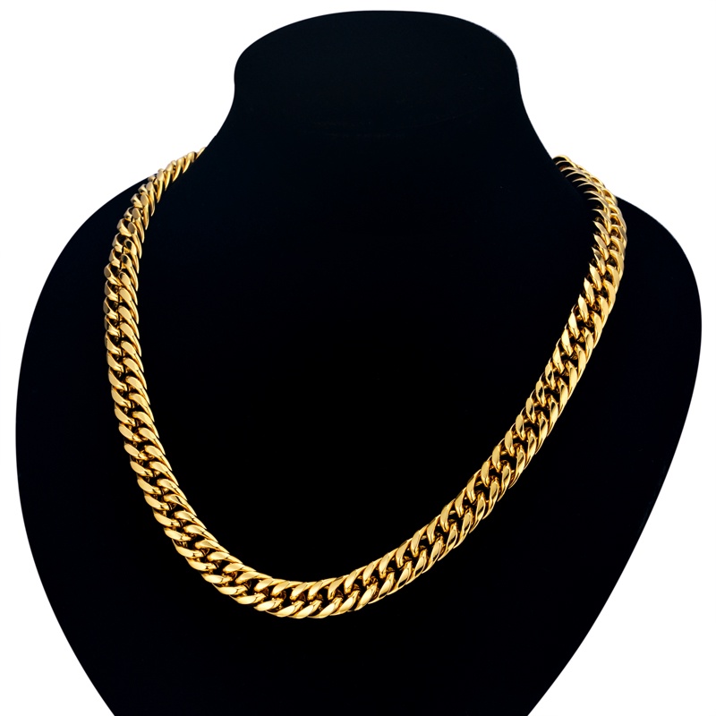 Corrente Cordão 60  cm Aço Cirúrgico Inox Masculino Prata Elo Modelo pode variar em elo simples ou elo 1x1 Grumet.