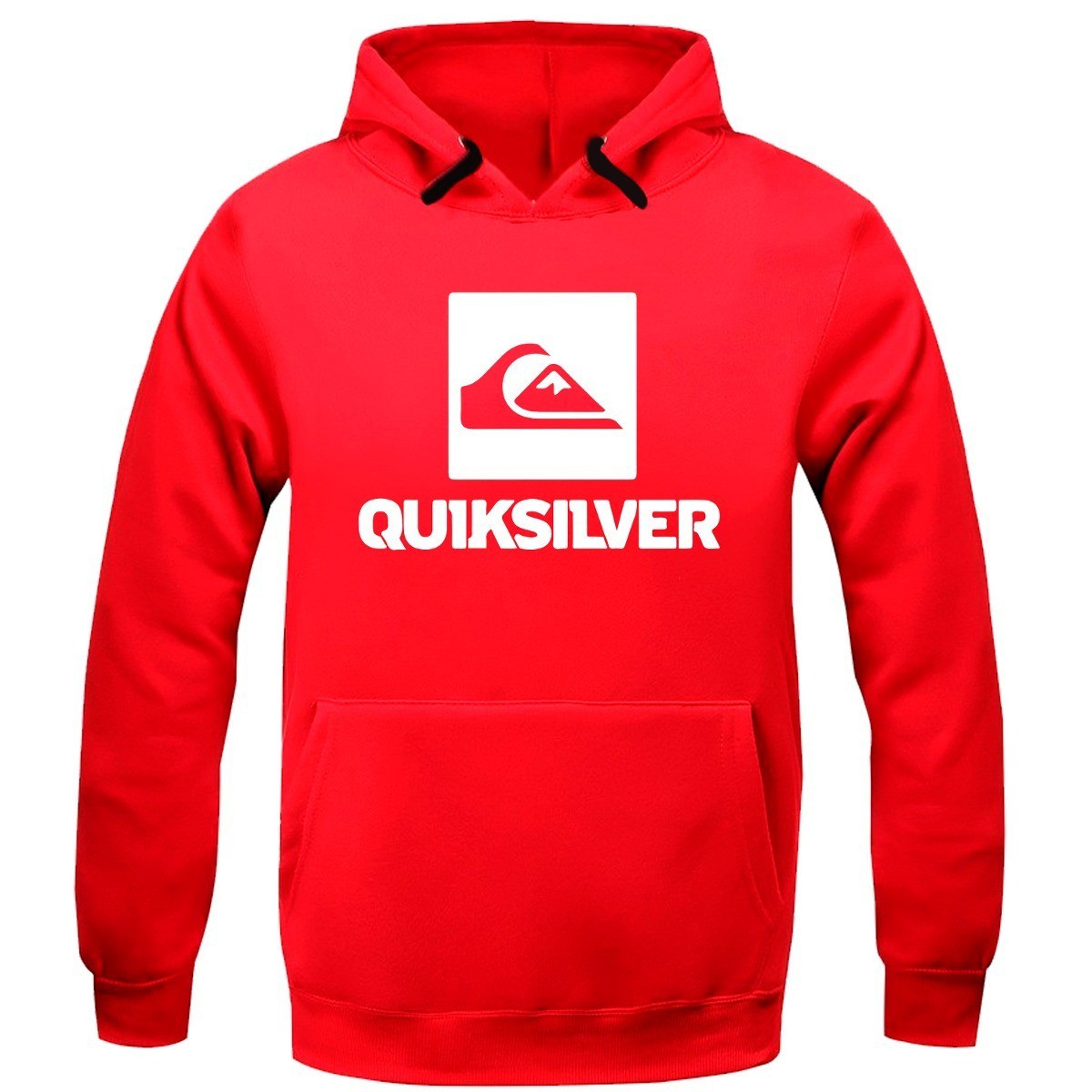 moletom quiksilver vermelho