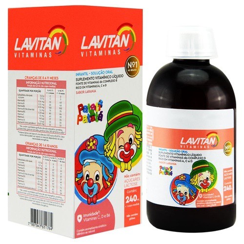Suplemento Infantil Vitaminico Oral Liquido Patati Patata Laranja 240ml