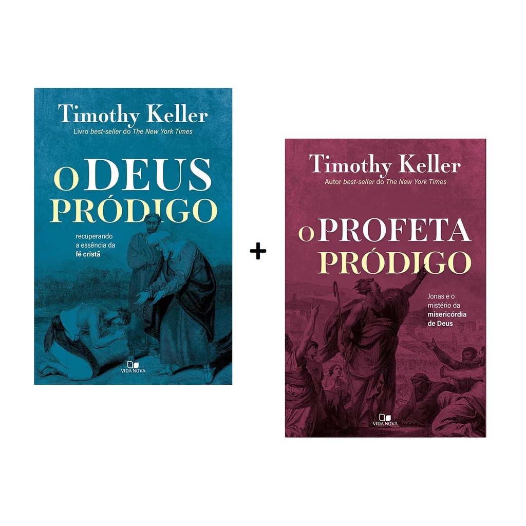 Kit 2 Livros Deus Pródigo + Profeta Pródigo | Timothy Keller