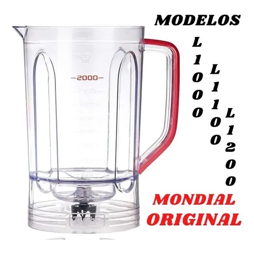 Copo De Liquidificador Original - L-1000 / L-1100 / L-1200 / L-48-r-sl -  Mondial – Vermelho