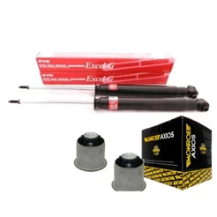 Par Amortecedor Traseiro Peugeot 307 Citroen C4 + Bucha Eixo Traseiro
