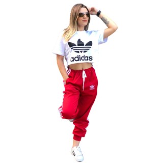 Calça Feminina Jogger Flanelada Promoção Casual Gringa