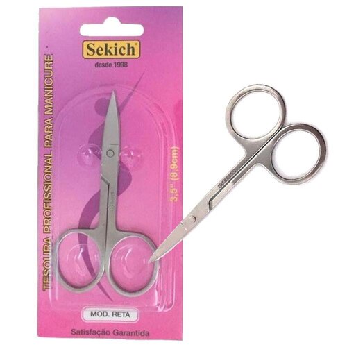 Tesoura Profissional Reta e Curva Sekich