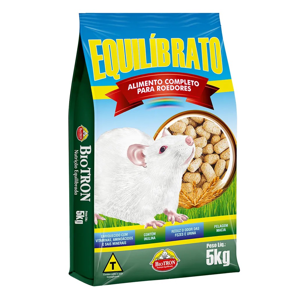 Ração p/ Roedores Equilibrato - 900g e 5kg