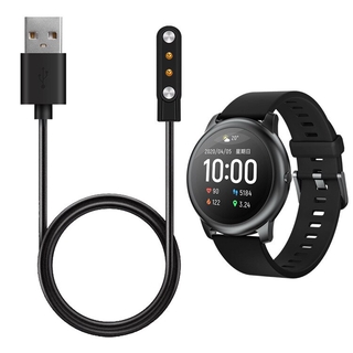 Para Haylou Solar LS05 Adaptador De Carregador De Dock SmartWatch 1M Cabo De Carregamento USB Base Fio Esportivo