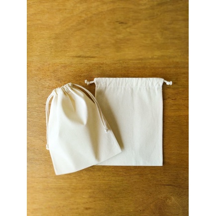 Saquinho de algodão cru 10x26 150 unid.