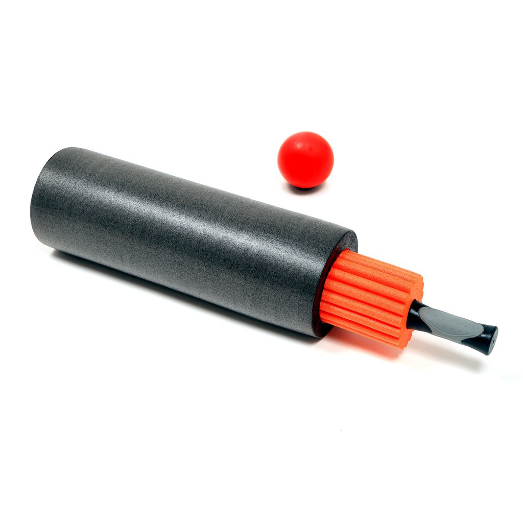 Rolo Liberação Foam Roller 3 Em 1 Miofascial + Bola Lacrosse 65mm Maciça  Liberação Miofascial Massagem - Odin Fit