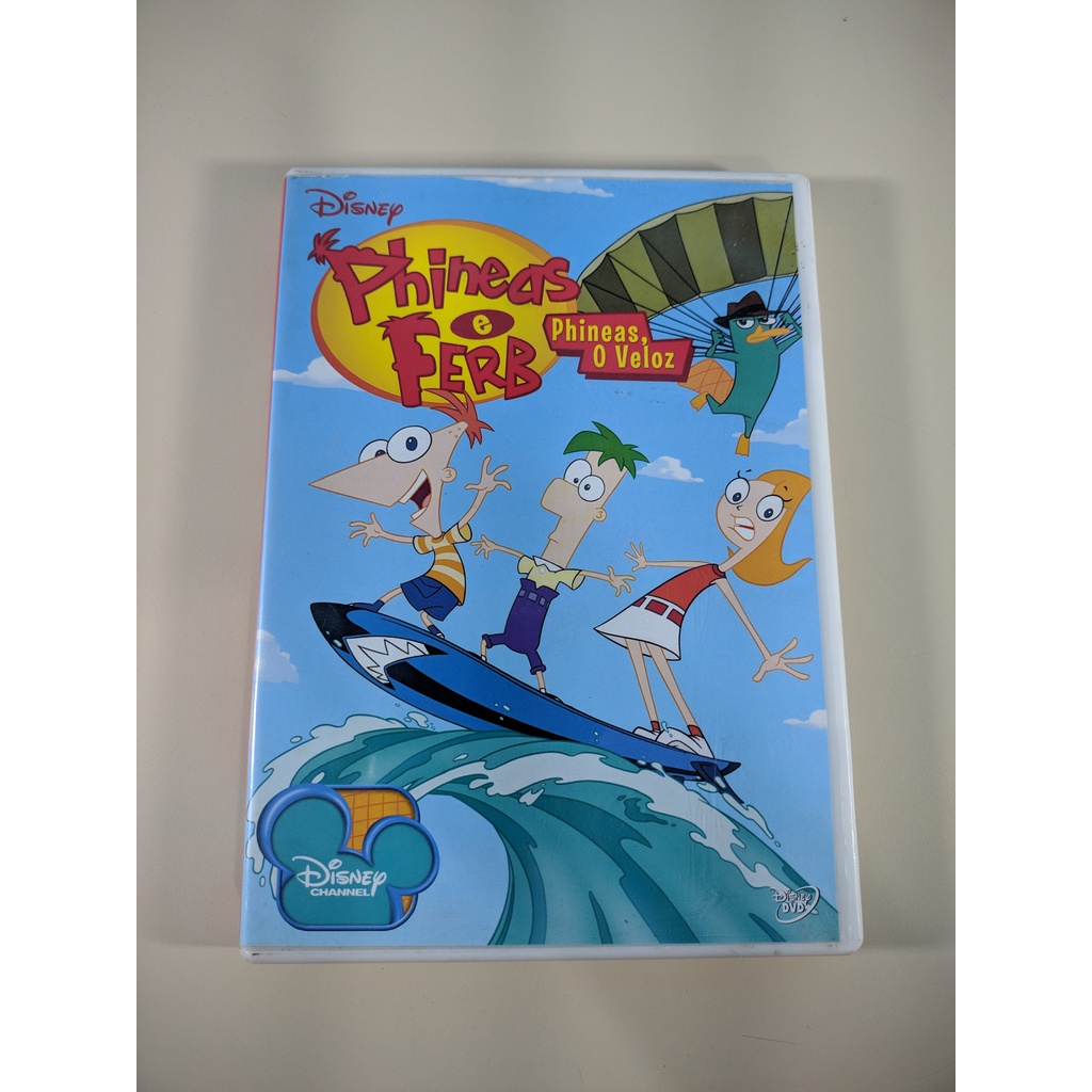 dvd phineas e ferbs phineas o veloz original