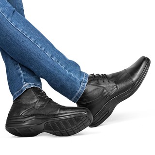 Bota Social Masculino Confort Social Ortopédico Confortável