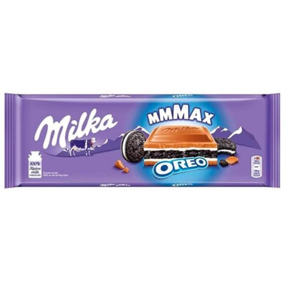 Barra de Chocolate Importado Milka Milka MMMax Oreo 300g Shopee Brasil
