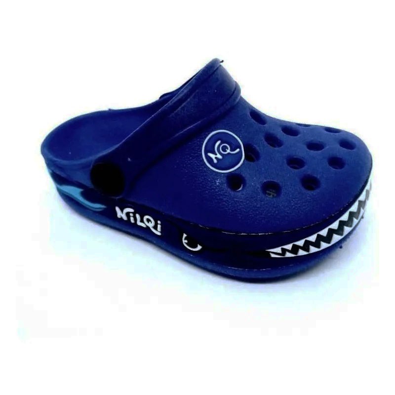 Crocs Croc Nilqi Sandalia Babuche Infantil Menino Crianca Sapato Bebe Creche Croc Baby Tubarao Shark Infantil Dia Das Criancas Shopee Brasil