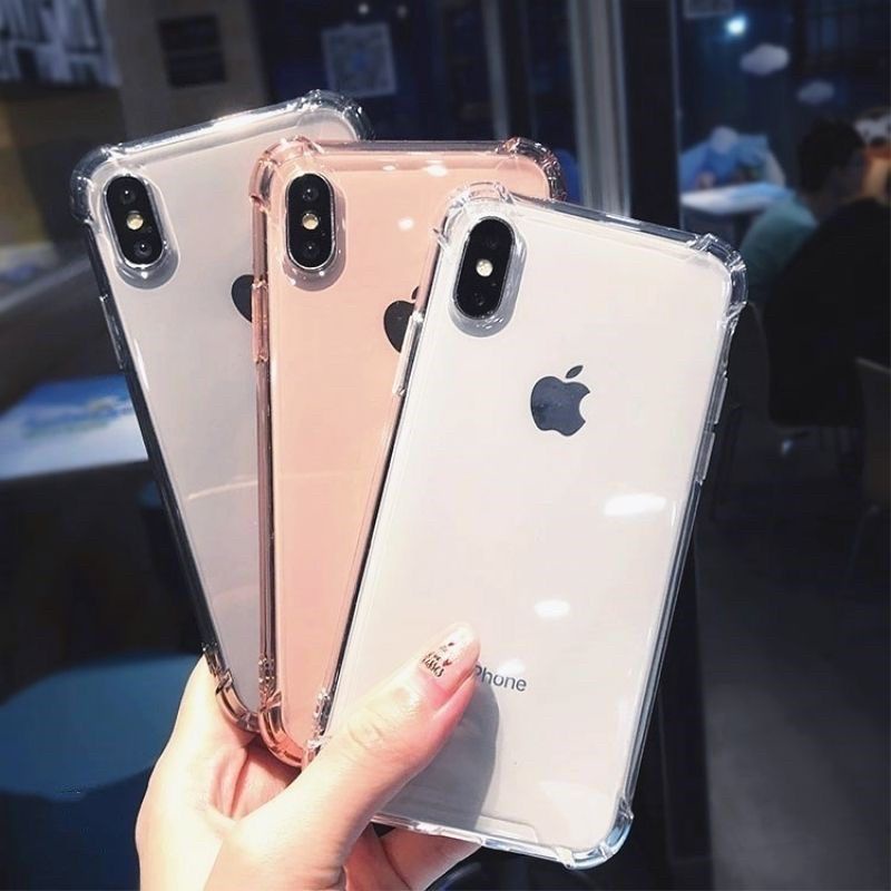 Capa Capinha anti impacto Reforçada Tpu transparente IPhone7/8G Plus X XR XSMax 11 12 13 14 15Promax 16 16 promax 17 Pro