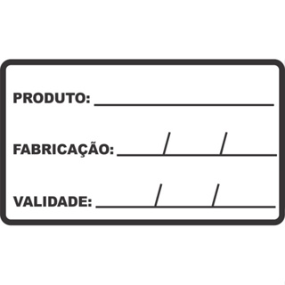 1.000 Etiquetas Em Bopp Personalizada - 01 Cor em Oferta na Shopee