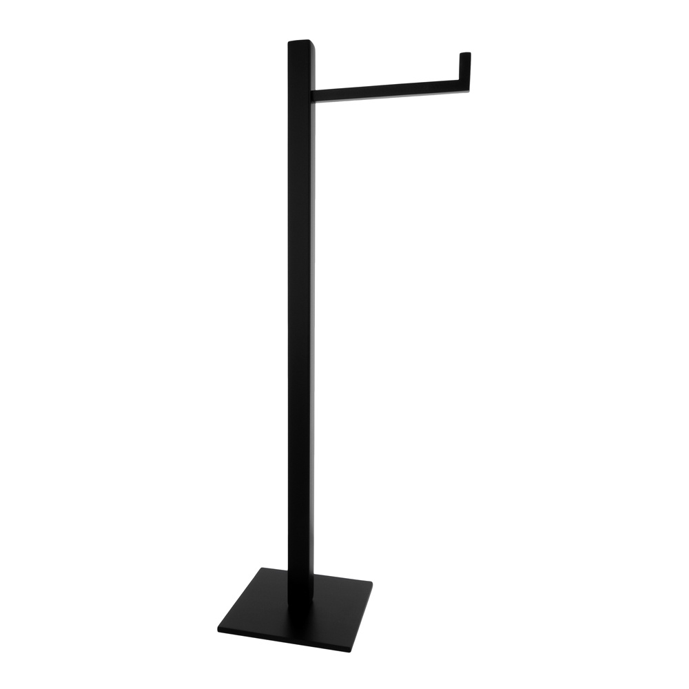 Papeleira Quadrada De Chão Simples Inox Pint. Eletrostática