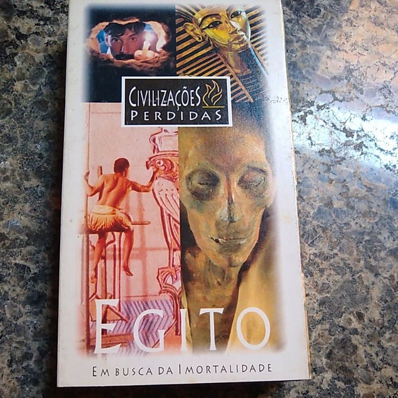 Fita VHS Civilizações perdidas Egito em busca da imortalidade